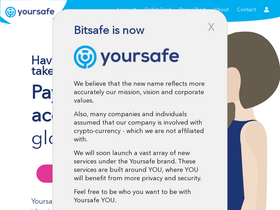 'bitsafe.com' screenshot