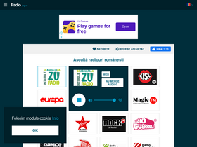 'radio.org.ro' screenshot