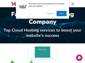 'monsterhost.com' screenshot