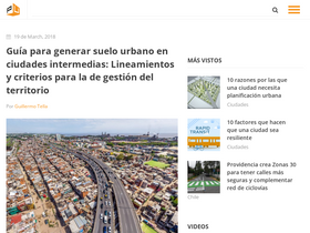 'plataformaurbana.cl' screenshot