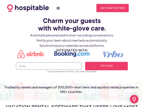 'hospitable.com' screenshot