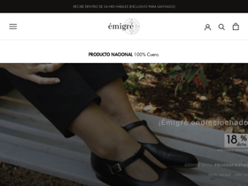 emigre.cl homepage screenshot