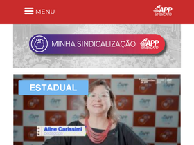 'appsindicato.org.br' screenshot