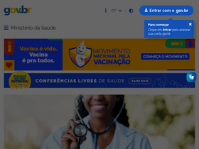 'aplicacao.saude.gov.br' screenshot