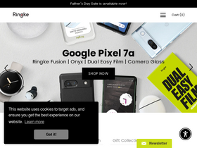 'ringkestore.com' screenshot