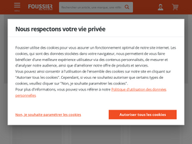 'recrutement.foussier.fr' screenshot