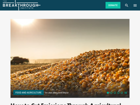 'thebreakthrough.org' screenshot