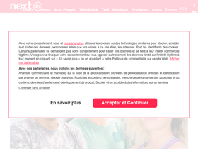 'nextplz.fr' screenshot