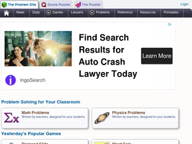 'theproblemsite.com' screenshot