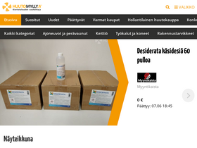 'huutomylly.fi' screenshot
