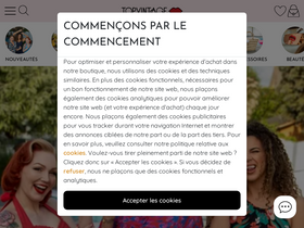 'topvintage.fr' screenshot