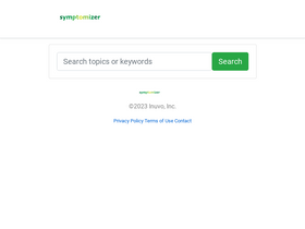 'symptomizer.co' screenshot