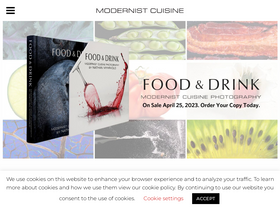 'modernistcuisine.com' screenshot
