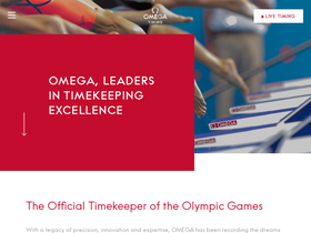 'omegatiming.com' screenshot