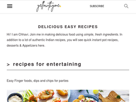 'yellowthyme.com' screenshot