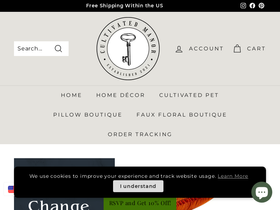 cultivatedmanor.com homepage screenshot