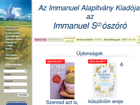 'immanuel.hu' screenshot