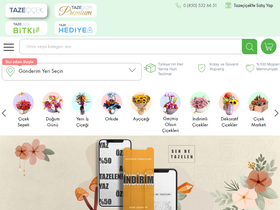 'tazecicek.com' screenshot