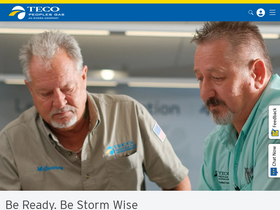 'peoplesgas.com' screenshot