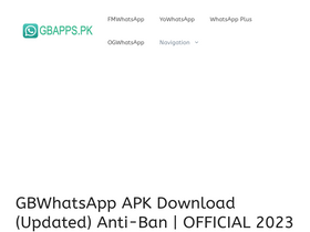 'gbapps.pk' screenshot