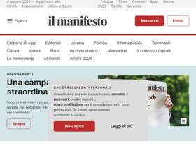 'ilmanifesto.it' screenshot