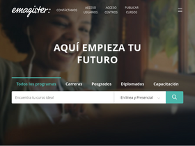 'emagister.com.mx' screenshot