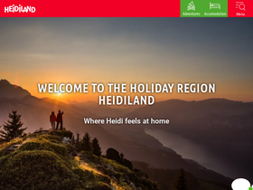 'heidiland.com' screenshot