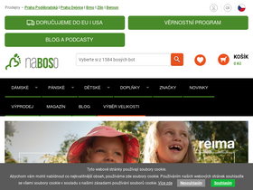 'naboso.cz' screenshot