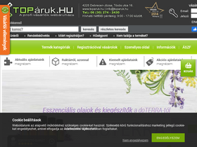 'toparuk.hu' screenshot