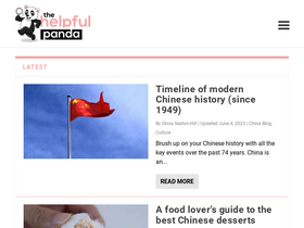 'thehelpfulpanda.com' screenshot