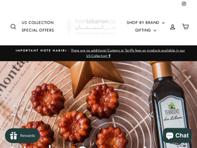 fromlebanon.co website screenshot