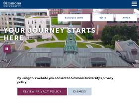 'libcat.simmons.edu' screenshot