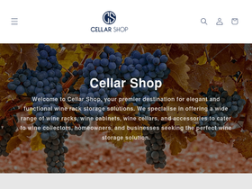 cellarshop.com.au homepage screenshot