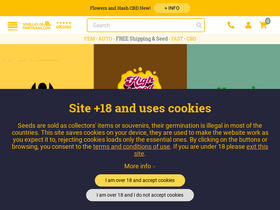 'semillas-de-marihuana.com' screenshot