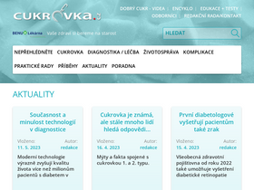'cukrovka.cz' screenshot