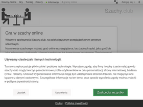 'szachy.club' screenshot