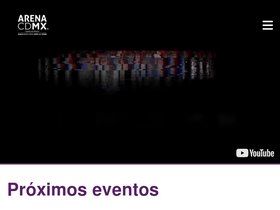 'arenacdmx.com' screenshot