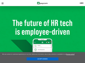 'paycomonline.com' screenshot