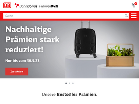 'bahnbonus-praemienwelt.de' screenshot