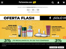'perfumerias.com' screenshot