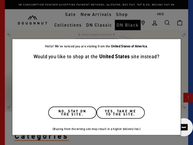 'doughnutofficial.com' screenshot
