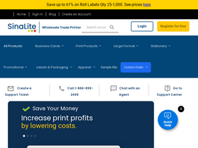 'sinalite.com' screenshot