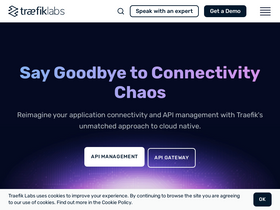 'traefik.io' screenshot