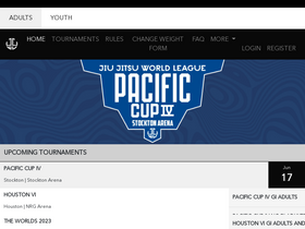 'jjworldleague.com' screenshot