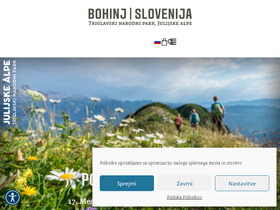 'bohinj.si' screenshot