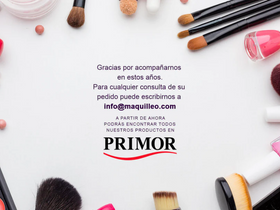 'maquilleo.com' screenshot