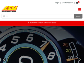 'aemelectronics.com' screenshot