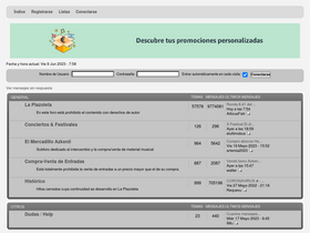 'foroazkenarock.com' screenshot
