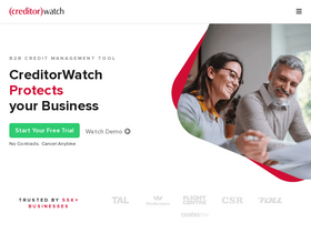 'creditorwatch.com.au' screenshot