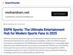 'mohandsen.net' screenshot